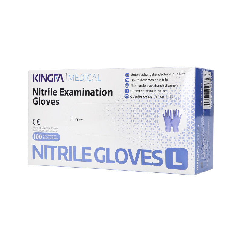 NITRILE GLOVES VIOLET 100PCS